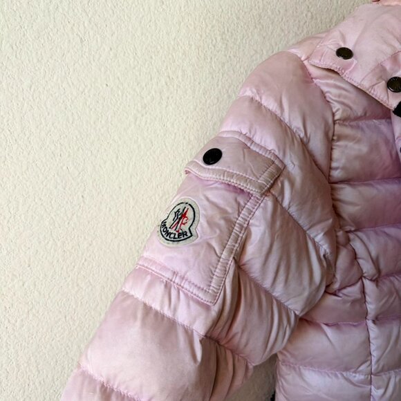 Moncler Designer Down Fill Puffer Jacket Girls Small - Picture 2 of 7